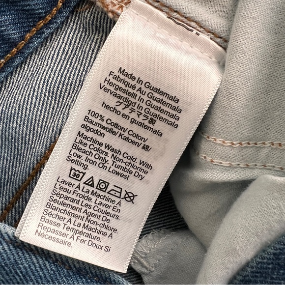 Madewell Momjean Short in Streamside Wash 29 DM6592 - Picture 7 of 10